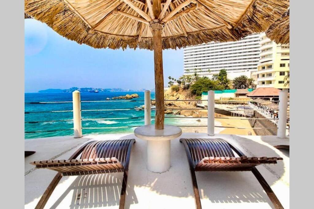 Suite Frente Al Mar En El Corazon De Acapulco Esterno foto